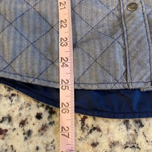 Marmot Riley Women\'s‎ Quilted Snap Front Shirt Jacket Blue Gray Size Small